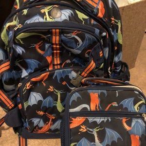 Pottery Barn kids book bag and lunch box